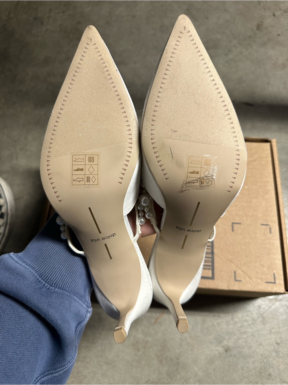 NWOB Dolce Vita Kanika Pearl Heels - Picture 5 of 9